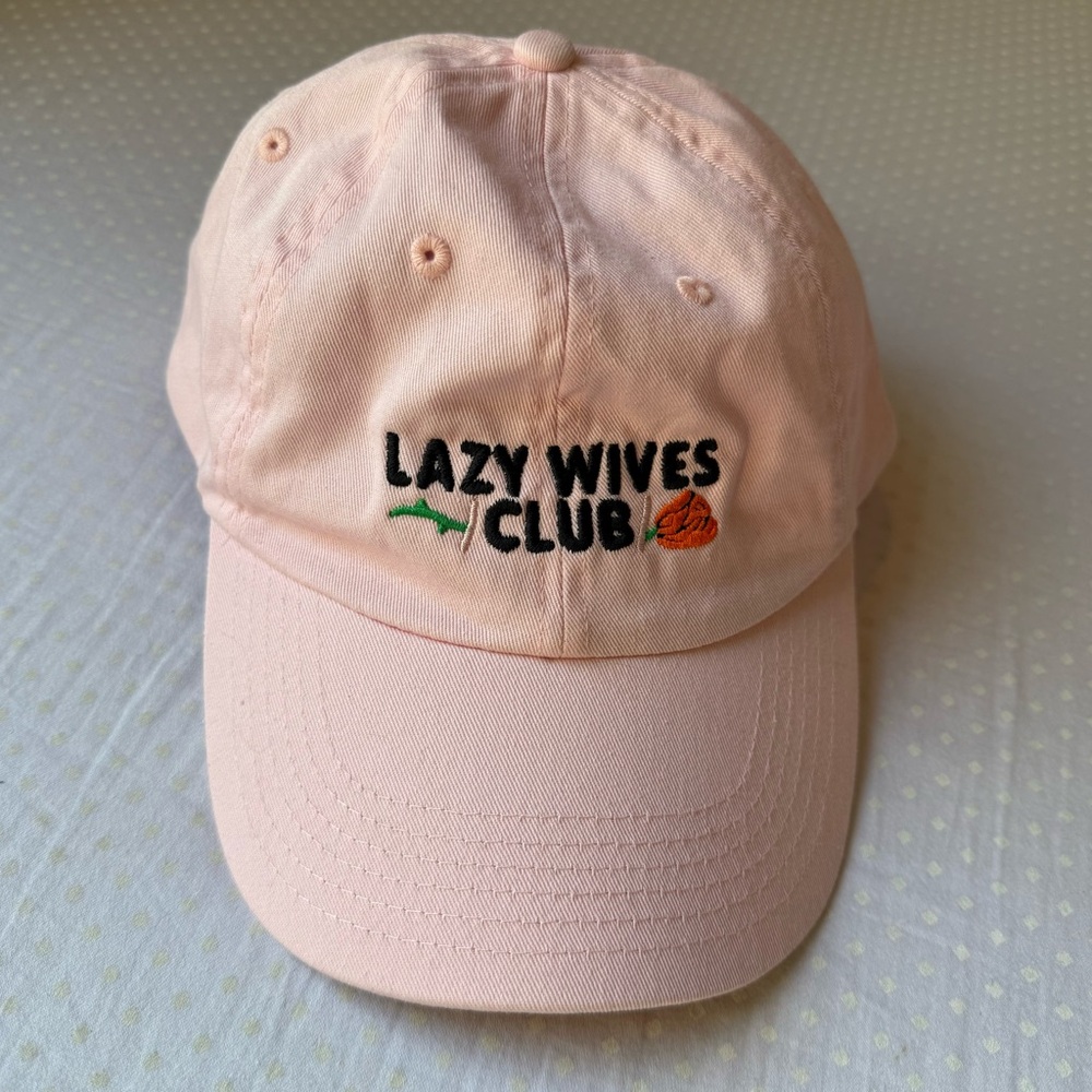 Pink Embroidered Cap